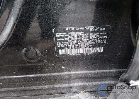 2021 Subaru Forester Premium из США, поврежденный, VIN JF2SKAFCXMH554701